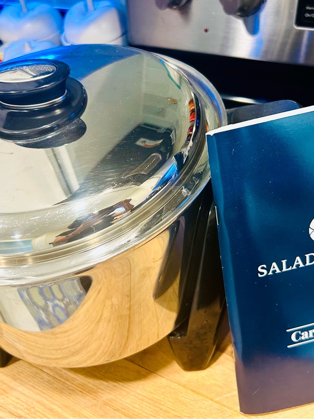 Saladmaster Programmable Rice Cooker SA0050CU Stainless Steel Made in USA EUC